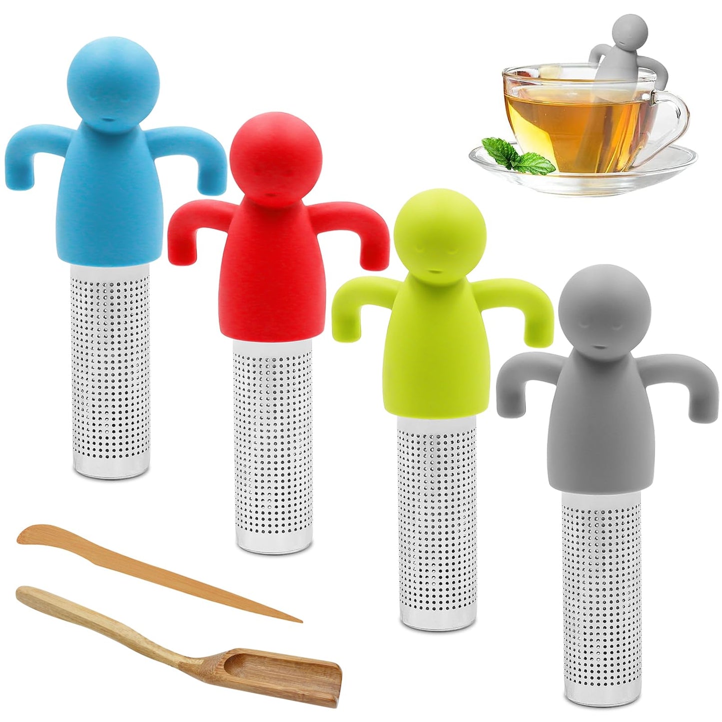 Stainless Steel Tea Infuser – Reusable Kitchen Accessory for Loose Leaf Tea