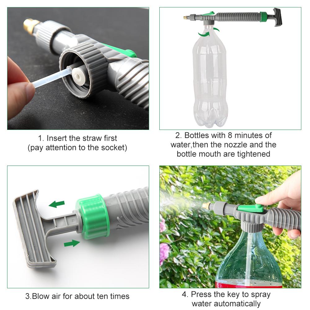 High-Pressure Bottle Spray Nozzle – Manual Garden Sprayer