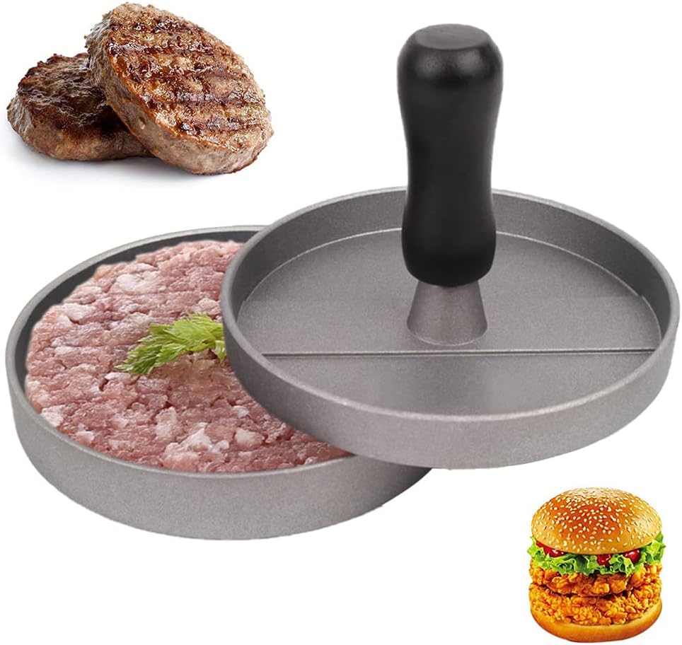 Aluminum Burger Press – Patty Maker for Grill & Kitchen