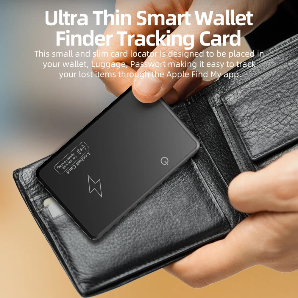 Wireless GPS Wallet Tracker – Works with Apple Find My