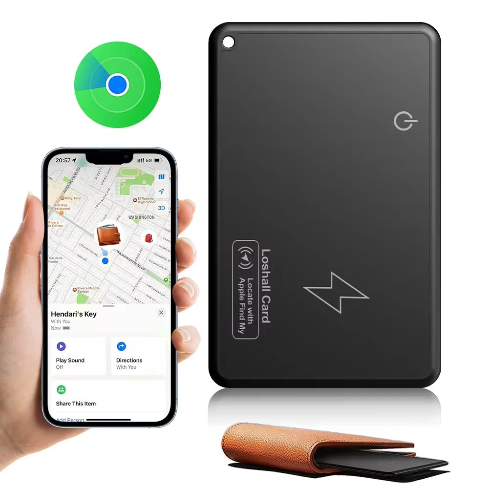 Wireless GPS Wallet Tracker – Works with Apple Find My