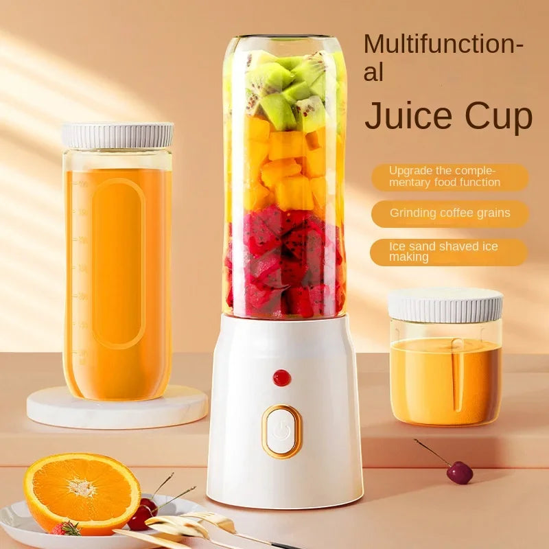 🥤 Portable Wireless Blender – Electric Juicer for Fruits & Ice