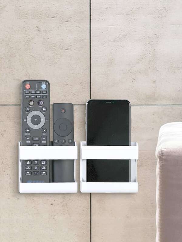 Wall-Mounted Remote & Phone Holder