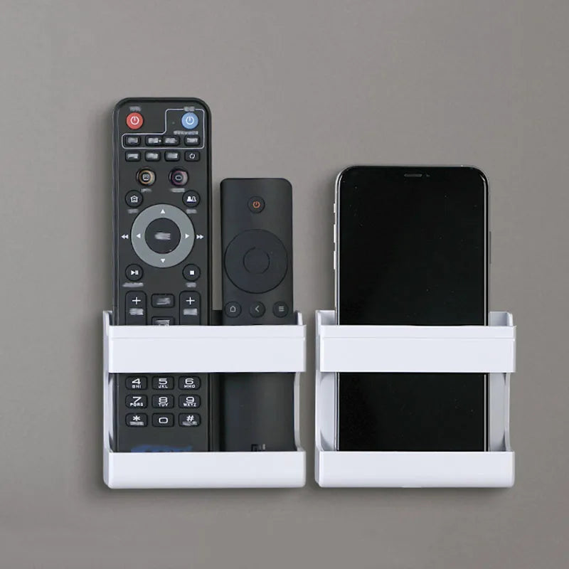 Wall-Mounted Remote & Phone Holder