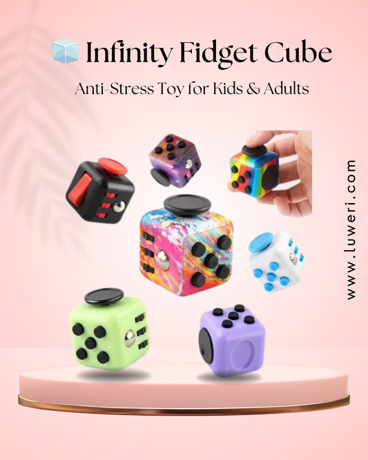 🧊 Infinity Fidget Cube – Anti-Stress Toy for Kids & Adults
