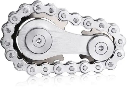 Metal Bike Chain Fidget Spinner – Anti-Stress Gyro Toy