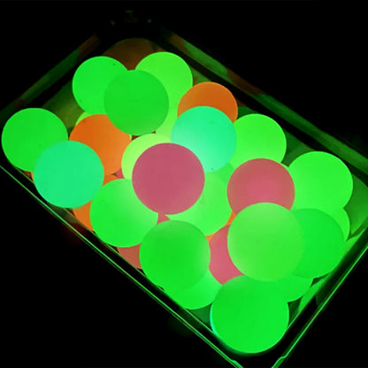 Sticky Glow Balls – 2pcs | Fun, Glow-in-the-Dark Stress Relief